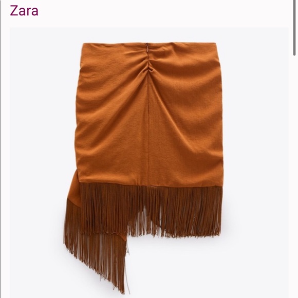 Zara fringe / tassel skirt - Picture 2 of 3